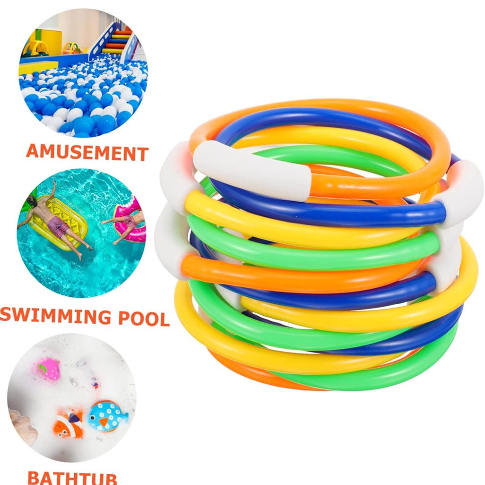 Aquatic Diving - 4 anelli colorati per immersioni, per
