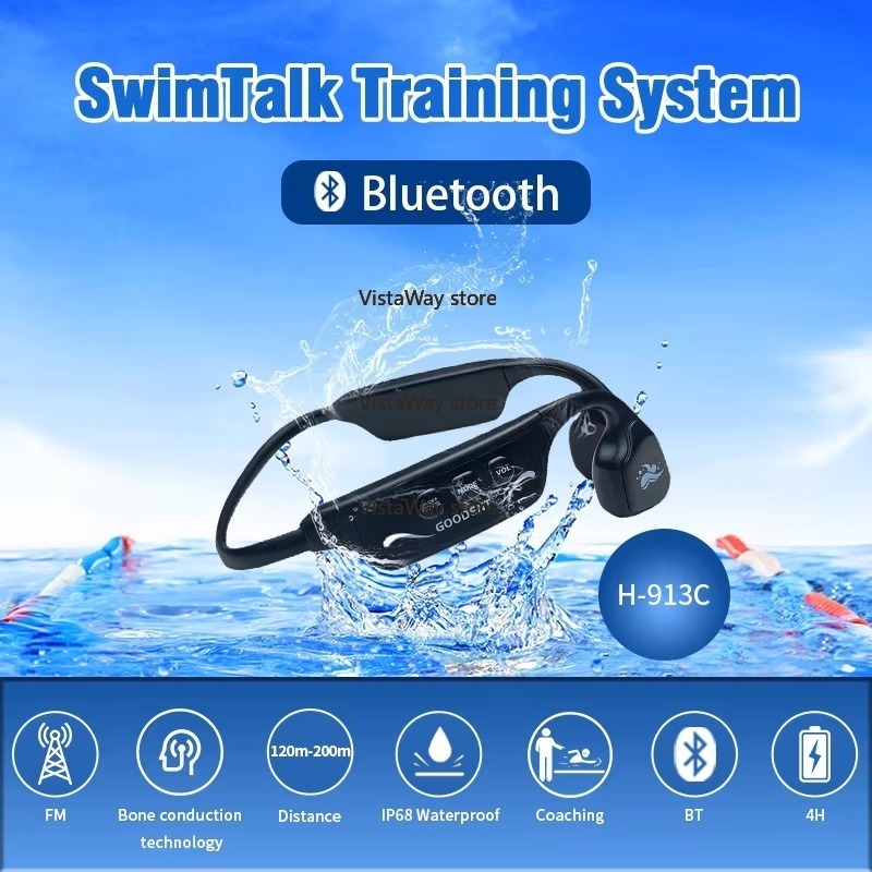 SwimTalk Cuffie impermeabili H - Aquatic Sports Swimming recensione e prezzo